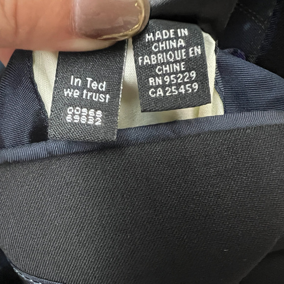 Ted Baker London Endurance Wool Blazer Jacket Mens 40R Black suit career wedding - Picture 7 of 13